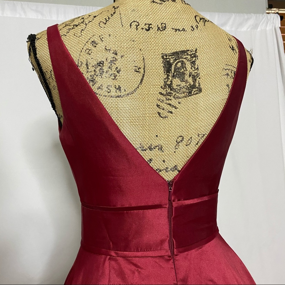Mac Duggal Red Ball Gown - Picture 6 of 9